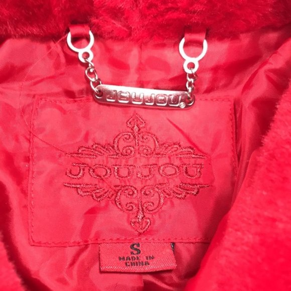 Jou Jou Faux-Fur Front Zipper Pockets Jacket - Picture 5 of 8